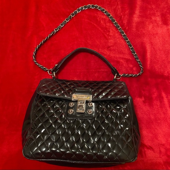 CHANEL Handbags - Chanel Glazed Lambskin Quilted Mademoiselle Kelly Top Handle Shoulder Bag, 2009.